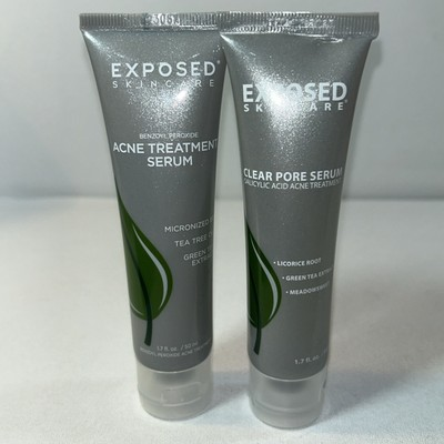 #ad #ad Sealed Exposed Skincare Treatment Serum And Clear Pore Serum 1.7 Oz Each Exp4 26 $40.80