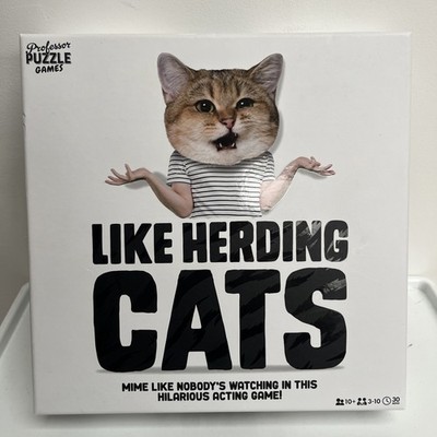 Like Herding Cats Mime Game (Professor Puzzle Games) New Sealed