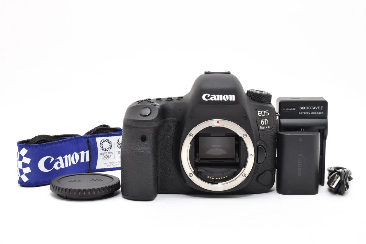 Canon EOS 6D Mark II Digital Cameras with Interchangeable Lenses