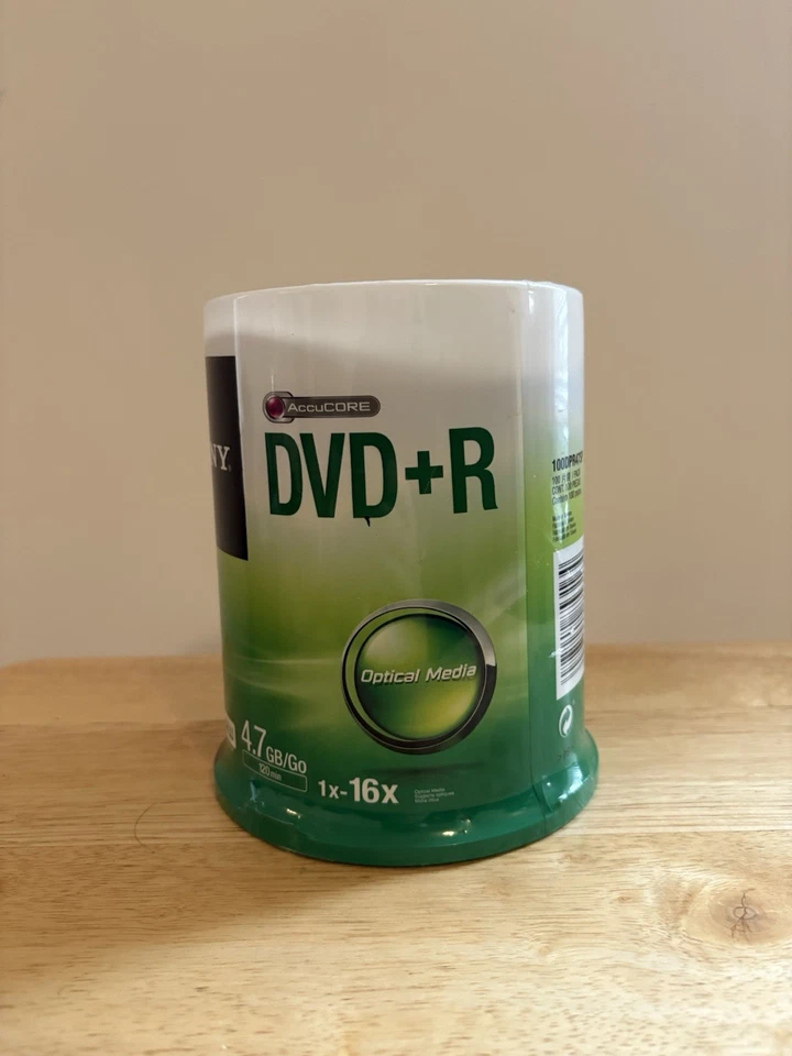 Sony DVD+R 4.7GB 120 Min 16X Accucore Recordable  - 100 Pack Spindle - Image 3 of 4