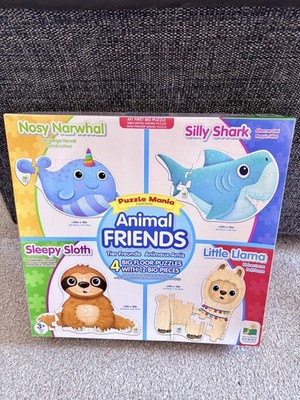 The Learning Journey International Tierfreunde 4 große Bodenpuzzle Thema