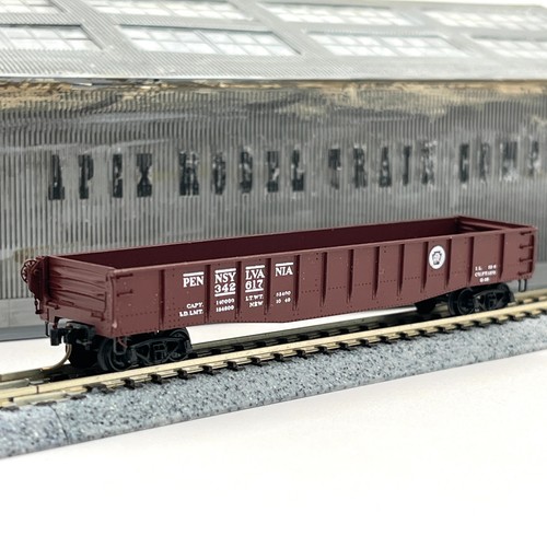 Micro-Trains N Scale 46070 Pennsylvania 50 ft Drop End Gondola PRR 342617