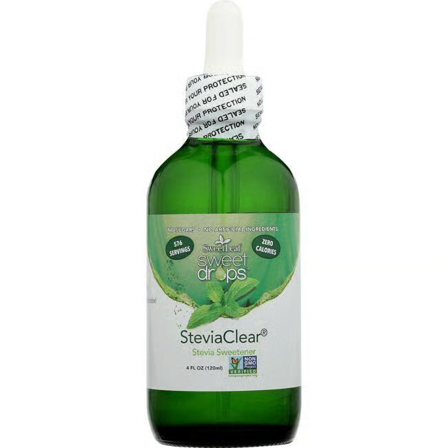 Натуральные капли Wisdom Sweetleaf Sweet Drops Steviaclear 4 жидких унции жидкость 3890₽