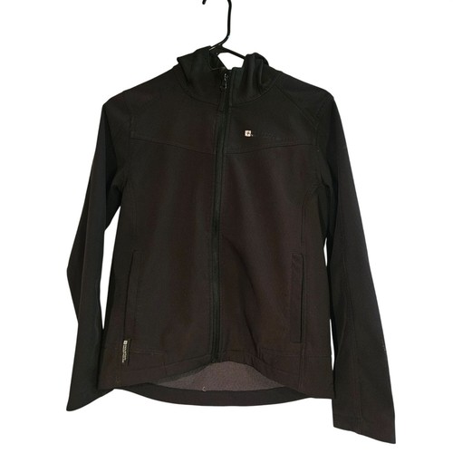 Mountain Warehouse Exodus Softshell Jacket Hooded Size 13 Brown