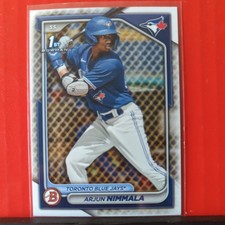2024 Bowman - Arjun Nimmala #BP-142 1st Bowman Toronto Blue Jays Prospect 