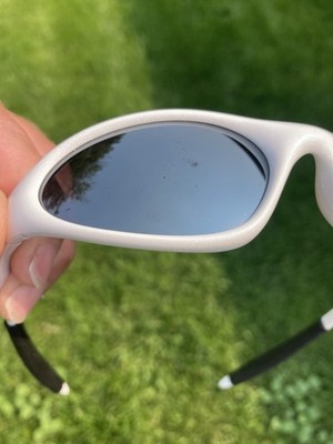 Oakley Sunglasses Vintage 90s Minute 1.0 Pearl White Rare W/case