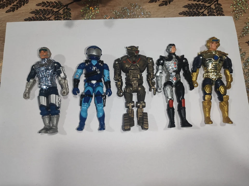 CAPTAIN POWER - VEHICULE MAGNACYCLE + 6 FIGURINE JONATHAN - MATTEL VINTAGE 1986 - Photo 4/4