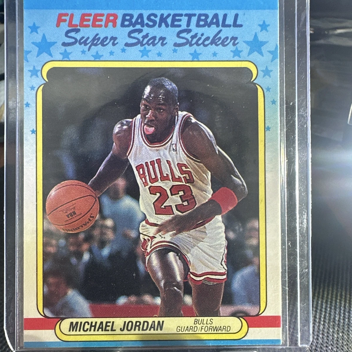 Fleer Sticker Michael Jordan 1988 Basketball for sale | eBay