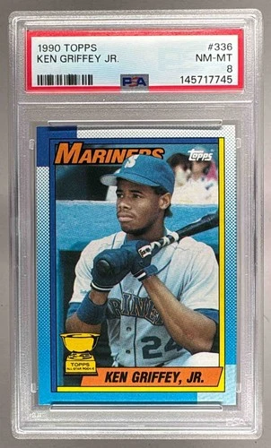 145717745 Ken Griffey, Jr 1990 Topps #336 PSA 8