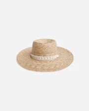 Rylee + Cru Ribbon Wide Brim Hat Stylish Sun Protection Accessory One Size