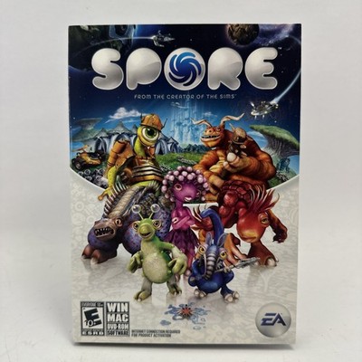 Spore Windows/Mac, 2008 DVD-ROM PC Computer Game Complete W Manual And Game Key