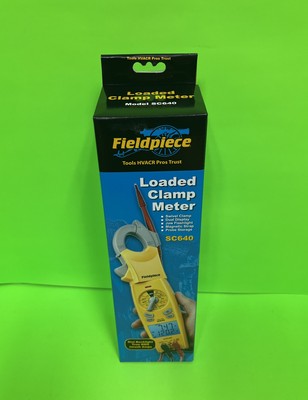 Fieldpiece SC640 Loaded Clamp Multimeter Swivel Head LED Flashlight-FREE SHIP