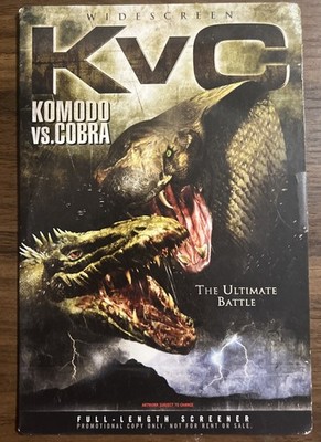 KvC: Komodo vs Cobra (DVD, 2005) Region 1 Full-Length Screener RARE! UNOPENED!