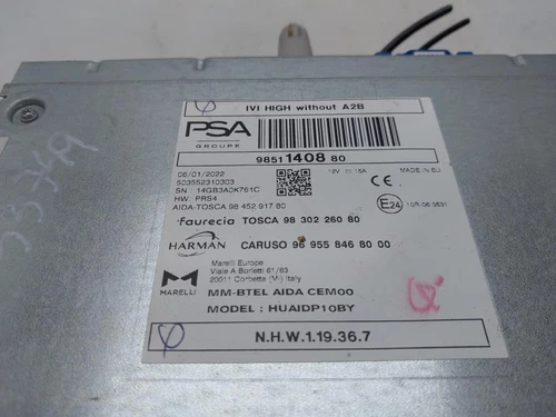 9851140880 Sistema Navegacion Gps para CITROEN C5 X SHINE 2022 8579366 - Imagen 4 de 10