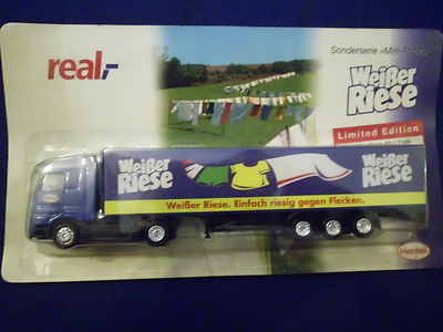 Model Model Car Truck Benz Actros White Giant Advertising MW3