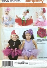 Simplicity 1956 Baby Tutu  Appliqu  Pattern Size XS-L Uncut