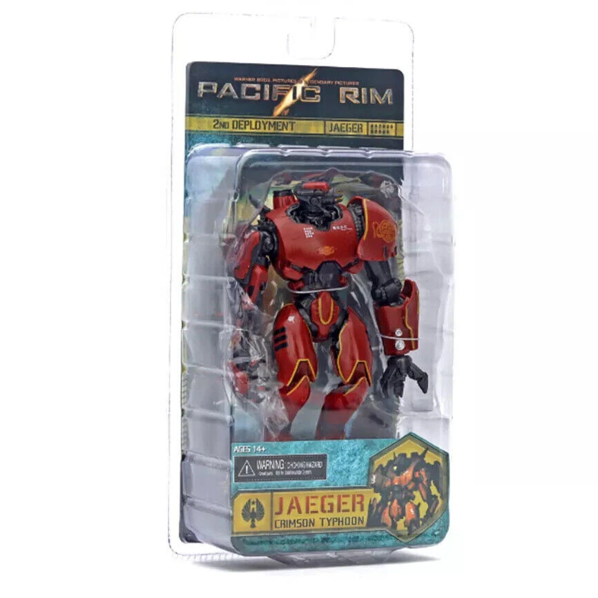 7" NECA Pacific Rim Crimson Typhoon Jaeger Action Figure Robot Toy Collection - Image 2 of 4