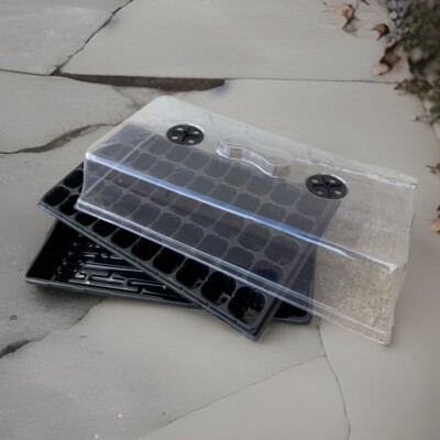 10pk 10''x20'' Seedling Plant Propagation Cloning 50 Cell Clone Tray Dome Insert