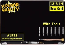 13.3" LCD Display for MacBook Air A1932 Late 2018 Assembly EMC 318 Screen Gold