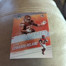 2021 Panini Mosaic Got Game? Clyde Edwards-Helaire #GG-12 Kansas City Chiefs