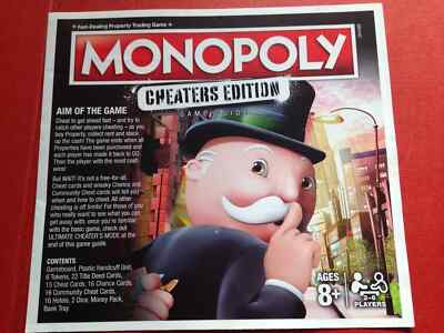 2017 Cheaters Edition Monopoly Anleitung Regelheft Buch Guide