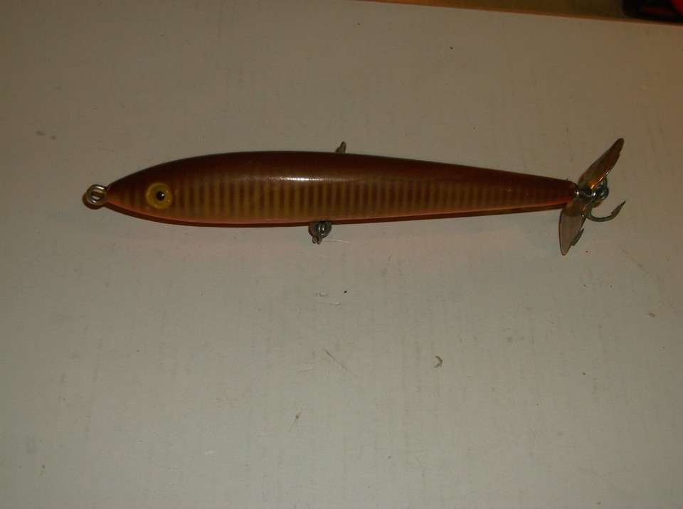 VINTAGE CORDELL BOY HOWDY FISHING LURE TOP WATER PROP BAIT EARLY COLOR