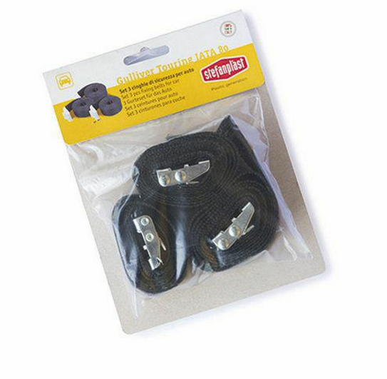 SET 3 CINGHIE DI SICUREZZA PER AUTO PER TRASPORTINI CANI E GATTI