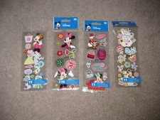 Lot of 4 EK Success Disney Minnie Mouse Daisy Duck Scrapbook Stickers