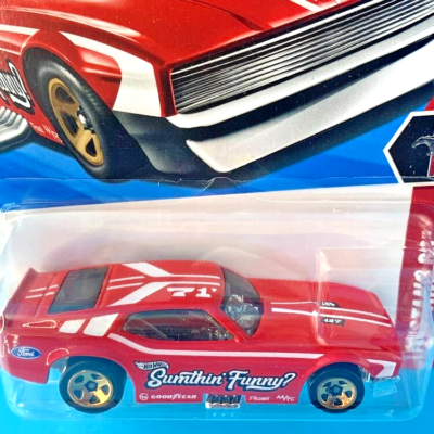 HOT WHEELS 2025 '71 MUSTANG FUNNY CAR RED 175/250 JBB04 MUSTANG