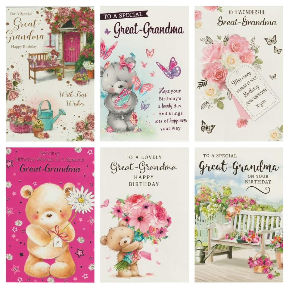 XPRESS YOURSELF ETC Great Grandma Birthday Card ~ For A Special Great Grandma