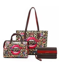 Nicole Lee Shopper , Mini Boston , Clutch 3 Piece Set