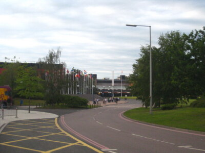 Photo 6x4 The Perimeter Road at the National Exhibition Centre Complex Mi c2011