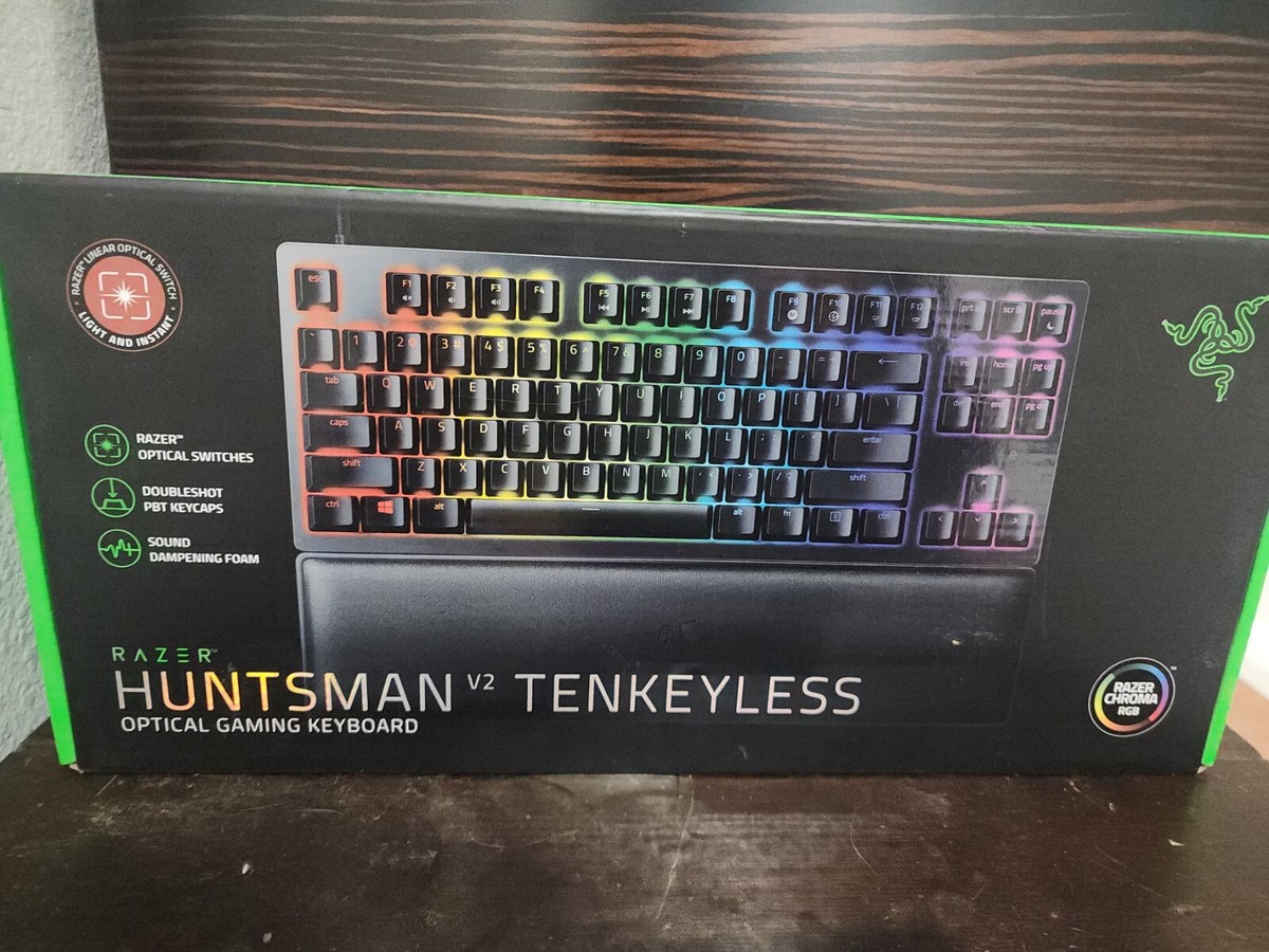 Razer Huntsman V2 Tenkeyless Optical Gaming Keyboard Linear Red