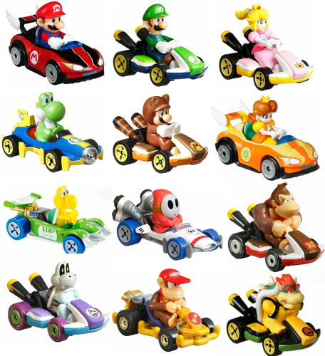 Hot Wheels Mario Kart Die-Cast Cars 
