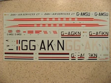 AirFix Douglas Dakota Mk. IV A08015 Decal Sheet