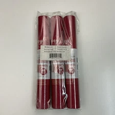 American Crafts Adhesive Vinyl Roll Red Glitter - 3 PACK