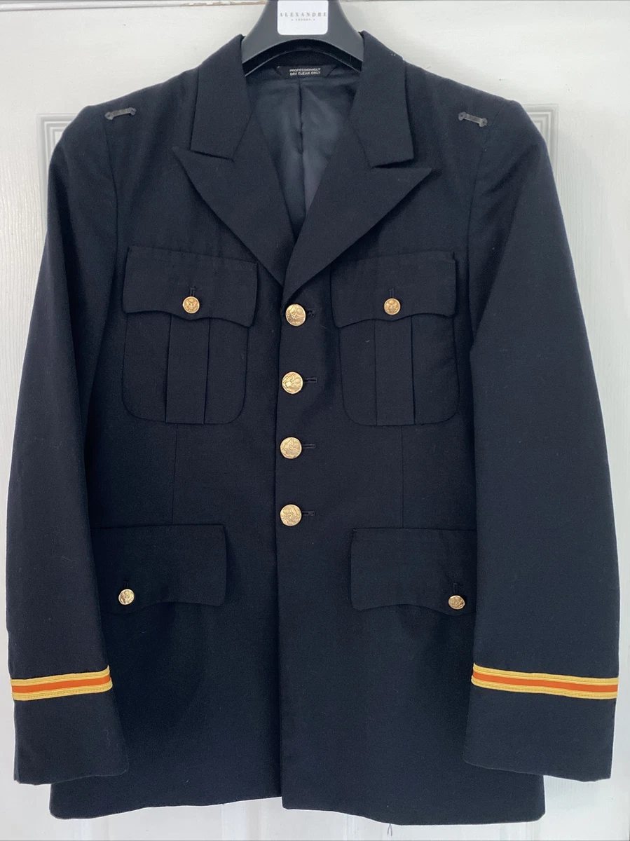 ARMY Signal Officer ASU Dress Blue Jacket 38 Regular eBay