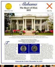 Alabama Quarters P&D 2003 (Postal Panel Collection) PCS