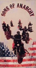Sons of Anarchy Rider America Frottee 59" x 29,5" Strand-/Badetuch NEU