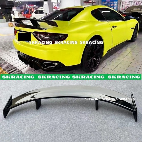 Glossy black Rear GT Spoiler Wing Body Kit For Maserati Gran Turismo Fit 4.2GT - Picture 2 of 8