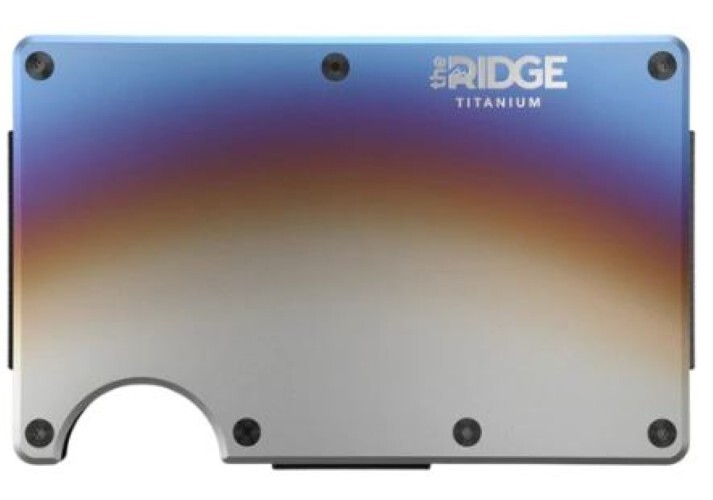 The Ridge Men's Wallet with Money Clip - Burnt Titanium (312) for
