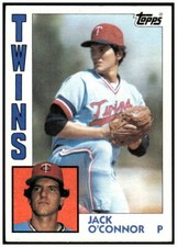 1984 Topps #268 Jack O'Connor EX/NM