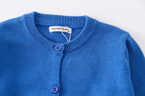 Girls Cardigan Autumn 100% COTTON Sweater Long Sleeve Jumper Age 2-7 years - Picture 11 of 27