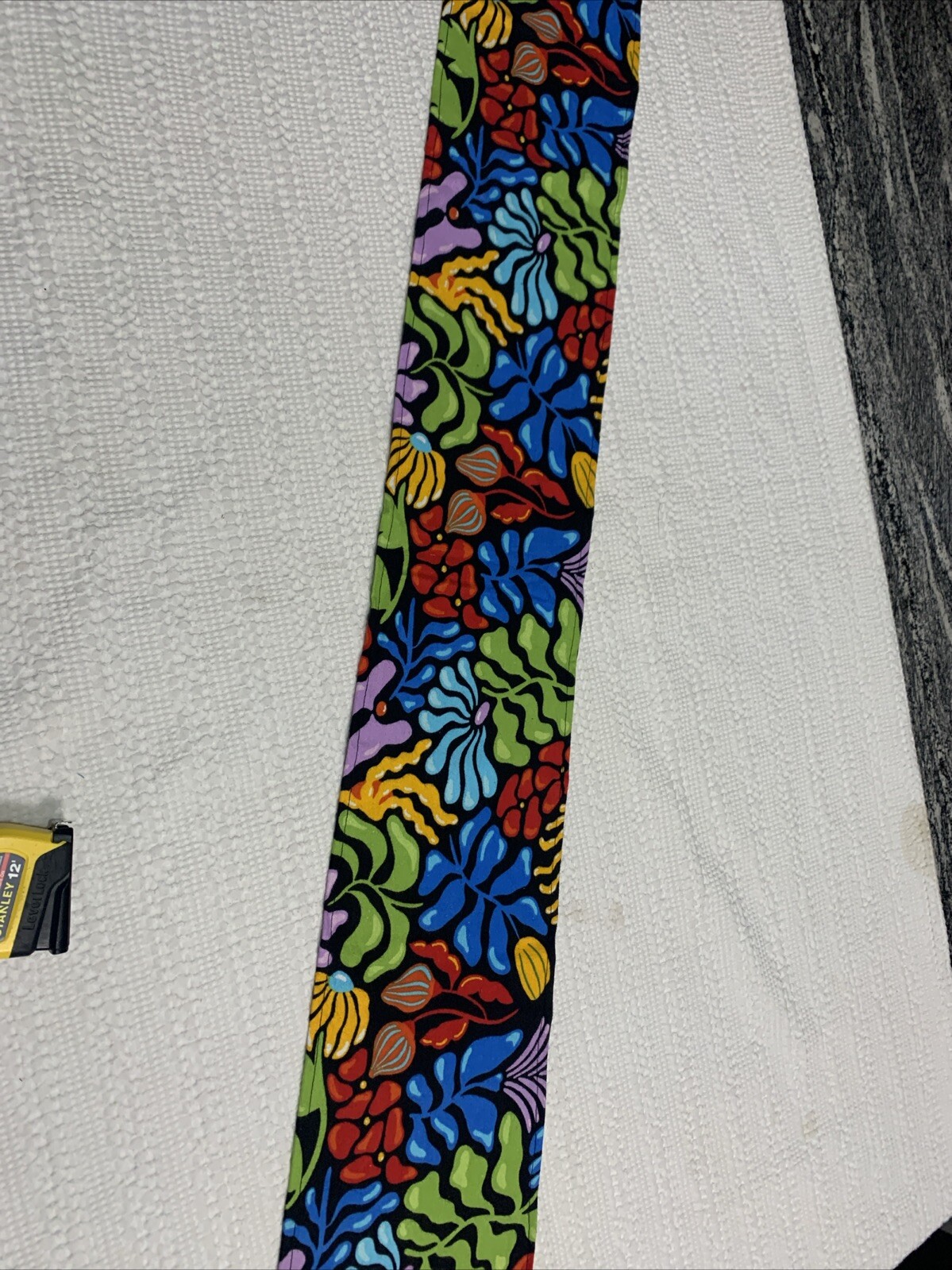 Girls Bright Floral Flannel Scarf Double Layer Warm Handmade Soft New Giftable