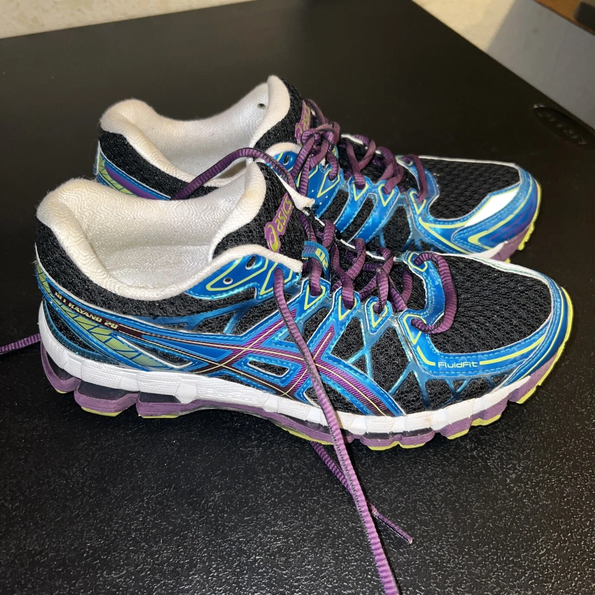 Gel- Kayano 20 Womens Size 8 Running Shoes Walking T3N7N Purple Blue White | eBay