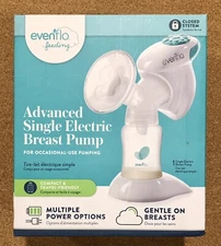 Evenflo Feeding Advanced Single Electric Breast Pump Compact Closed System