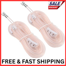 2 Pack 300 Ohm FM Antenna T Shape Dipole Radio Ant with Spade Terminal for Indo