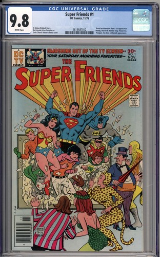 Super Friends #1 CGC 9.8 NM/MT 1st Appearance of Wendy, Marvin & Wonder Dog WP