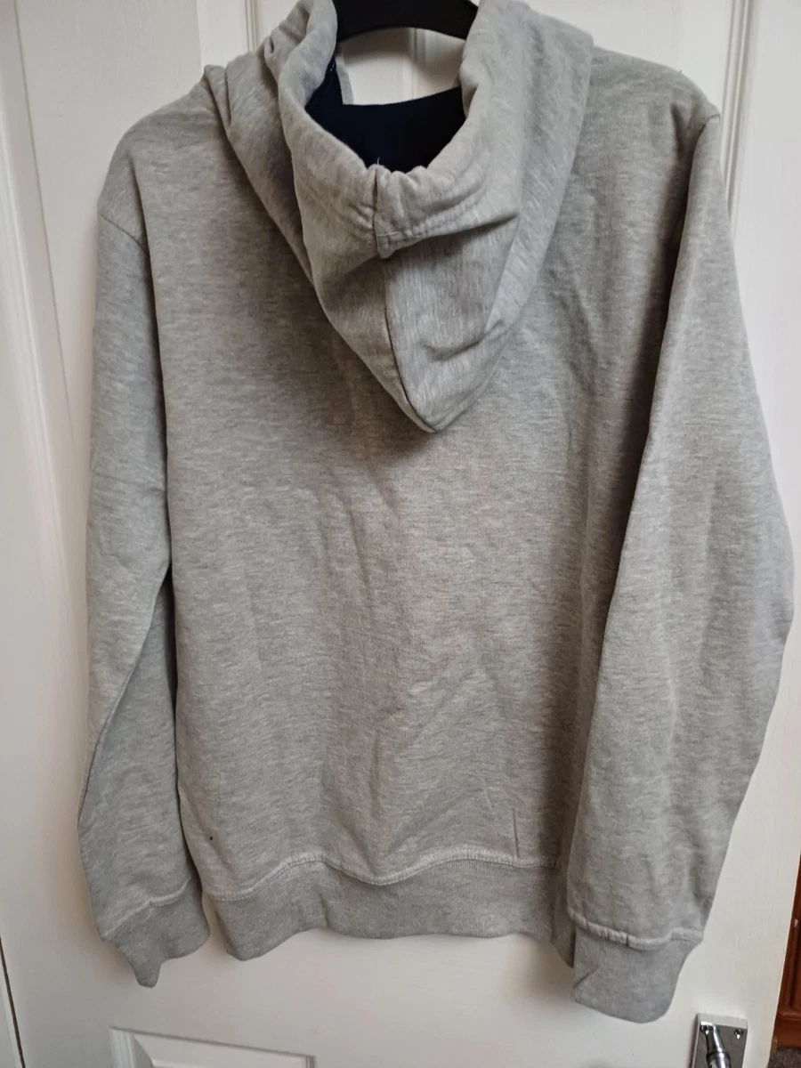 Nuevo con etiquetas Para Hombres Lee Cooper Sobre la Cabeza Lee Cooper Logo Gris jaspeado Talla Pequeña