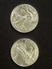 Lot Of (2) 2026 American Silver Eagle 1 oz coins